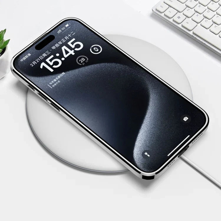 iPhone 15 Series Polished Guard Business Leather Case