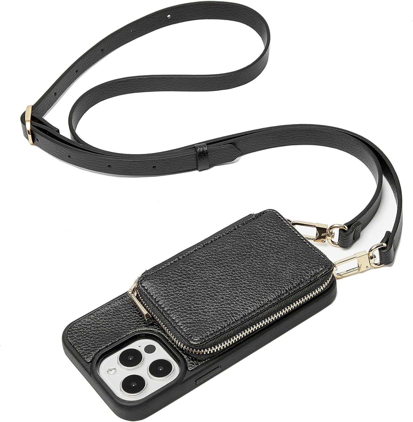 iPhone 15 Series ZVE RFID-Blocking Wallet Case.