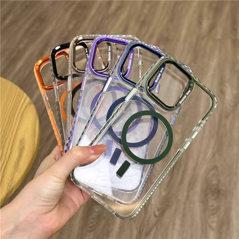 π Case for Joy: Magnetic Transparent TPU Case For iPhone 15 Series π