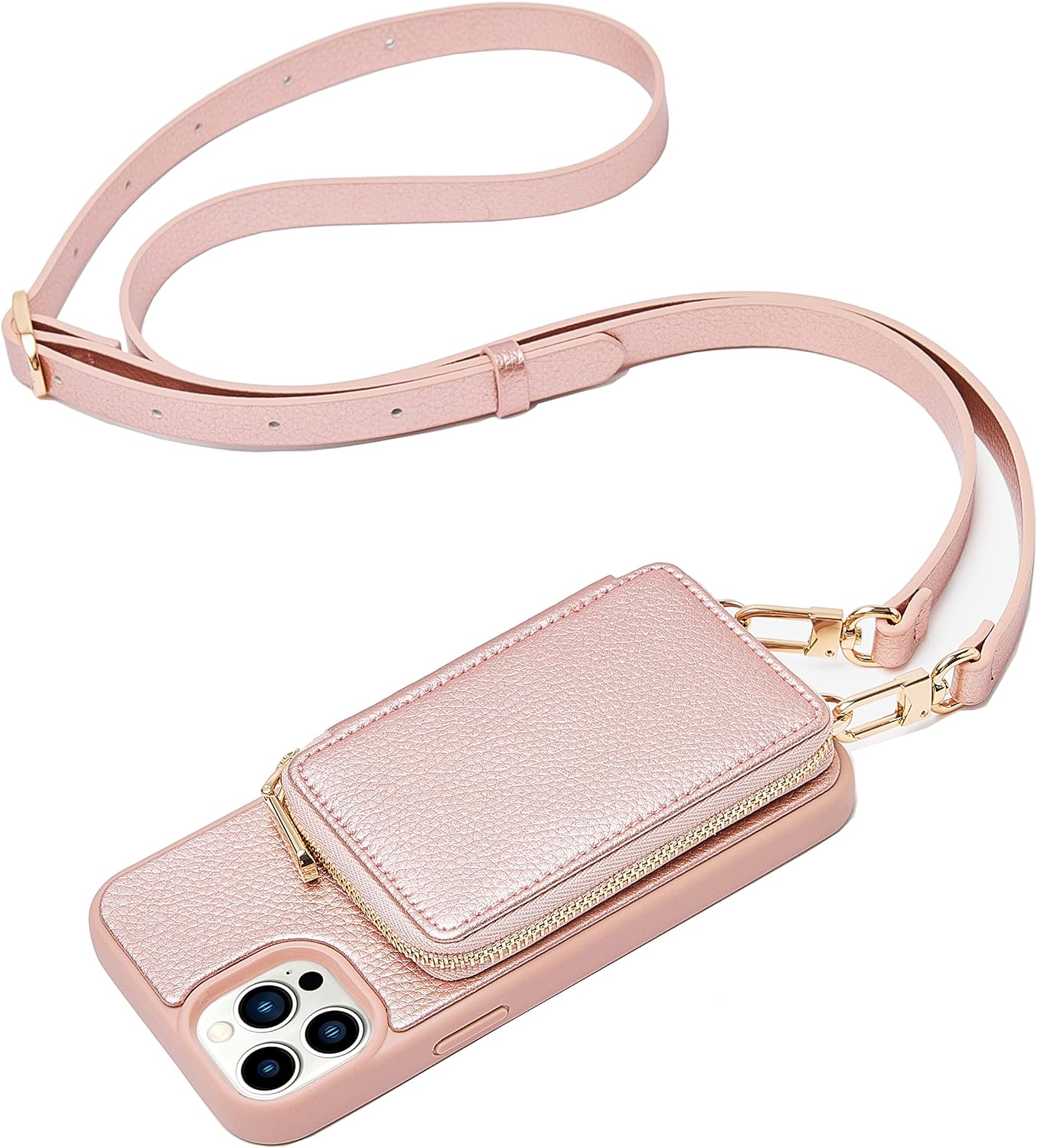 iPhone 15 Series ZVE RFID-Blocking Wallet Case.