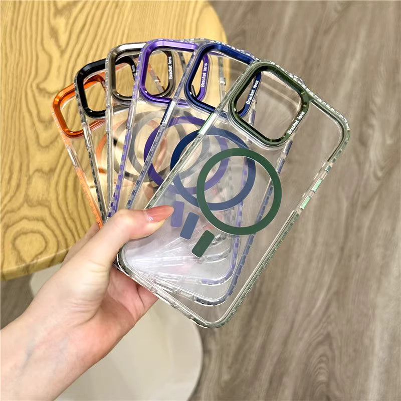 π Case for Joy: Magnetic Transparent TPU Case For iPhone 15 Series π