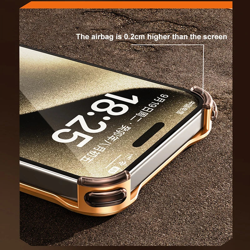 Luxury Metal 3D Hollow Cover For iPhone 15 Series