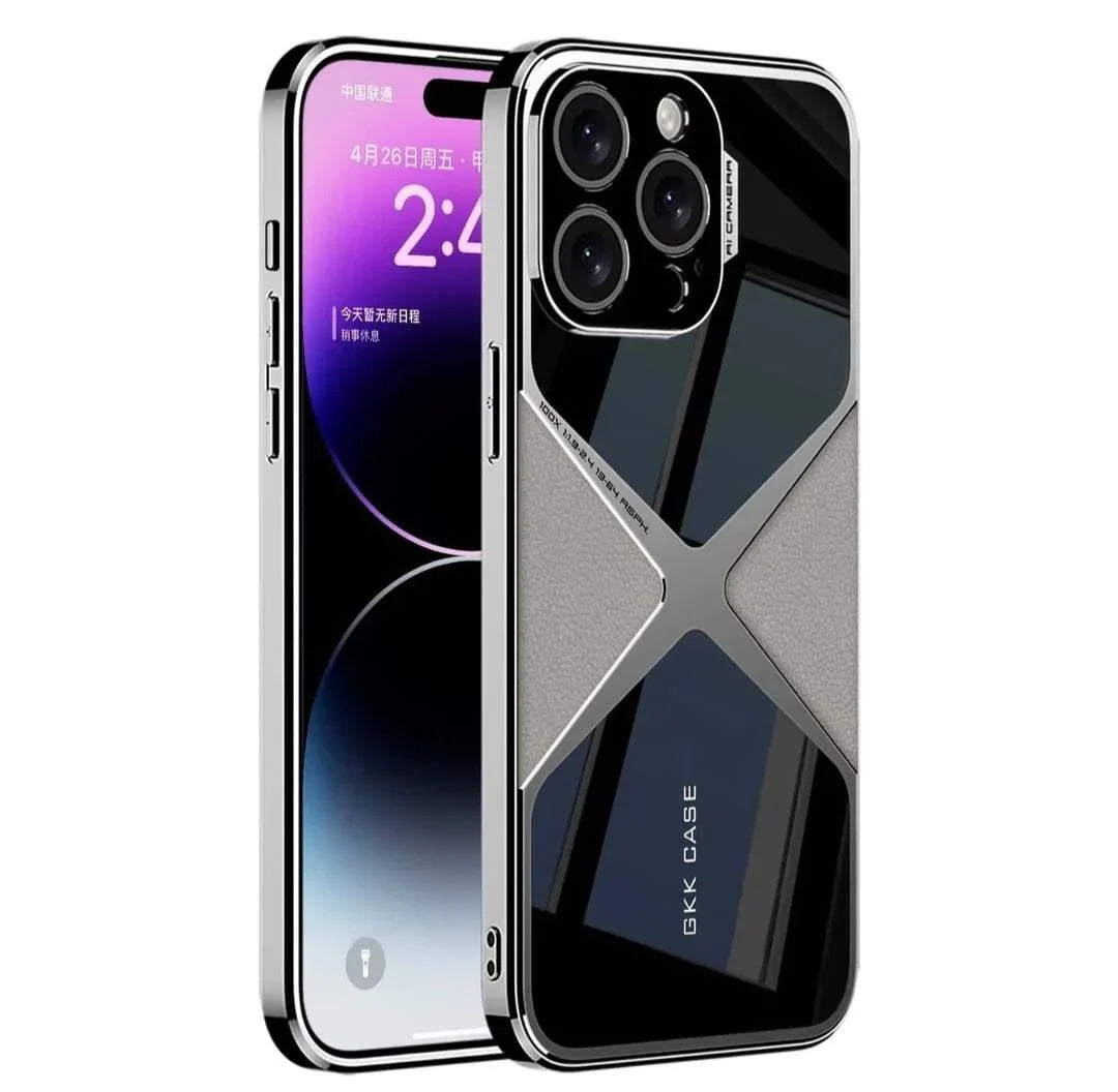 iPhone 15 Series Polished Guard Business Leather Case