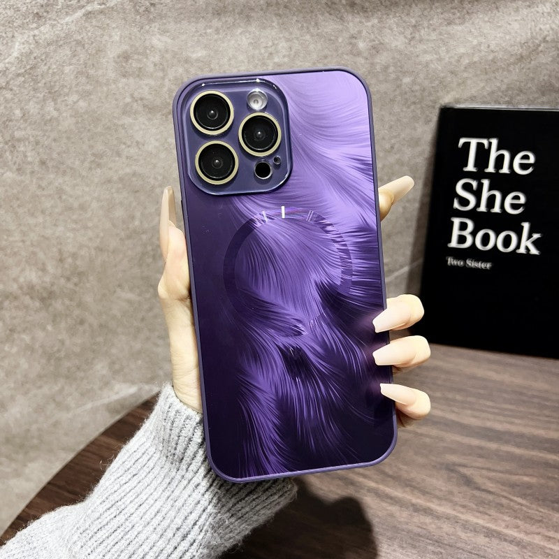 β¨ Case for Joy: Frosted Magnetic Feather for iPhone 15 Series Case β¨