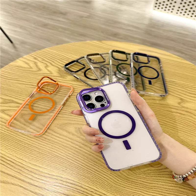 π Case for Joy: Magnetic Transparent TPU Case For iPhone 16 Series π