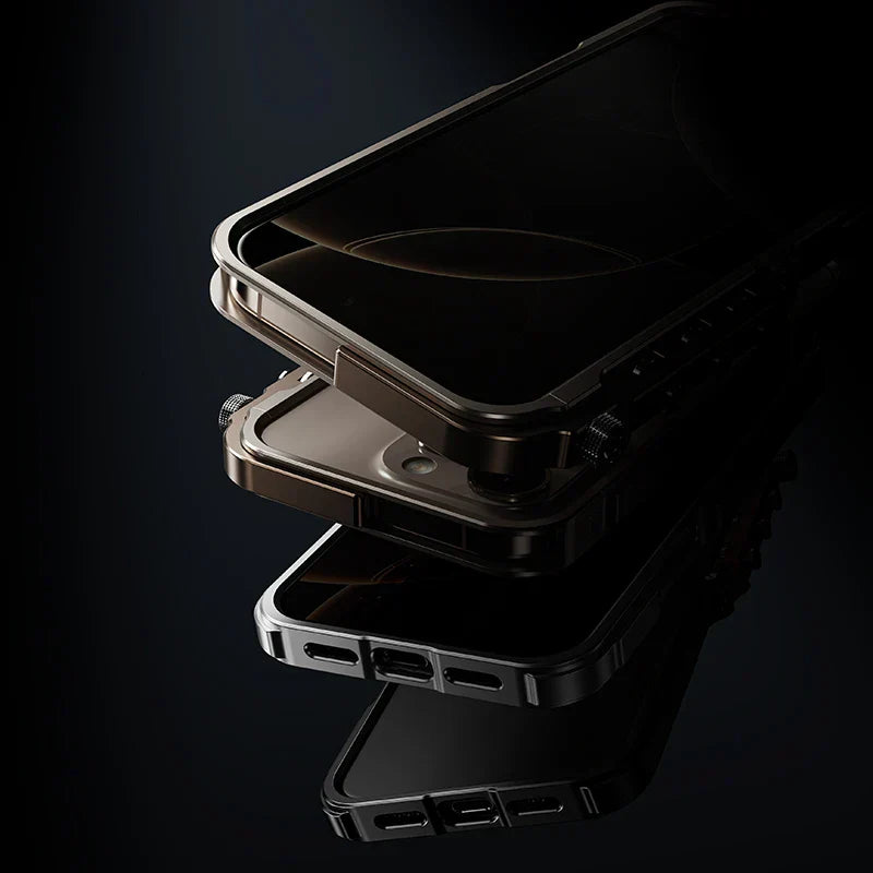 Case For Joy's Mechanical Metal Bumper Cover For iPhone 15 Series