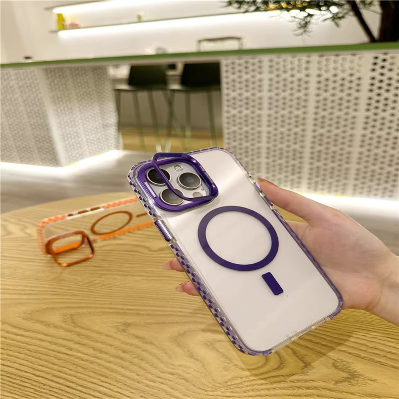 π Case for Joy: Magnetic Transparent TPU Case For iPhone 15 Series π