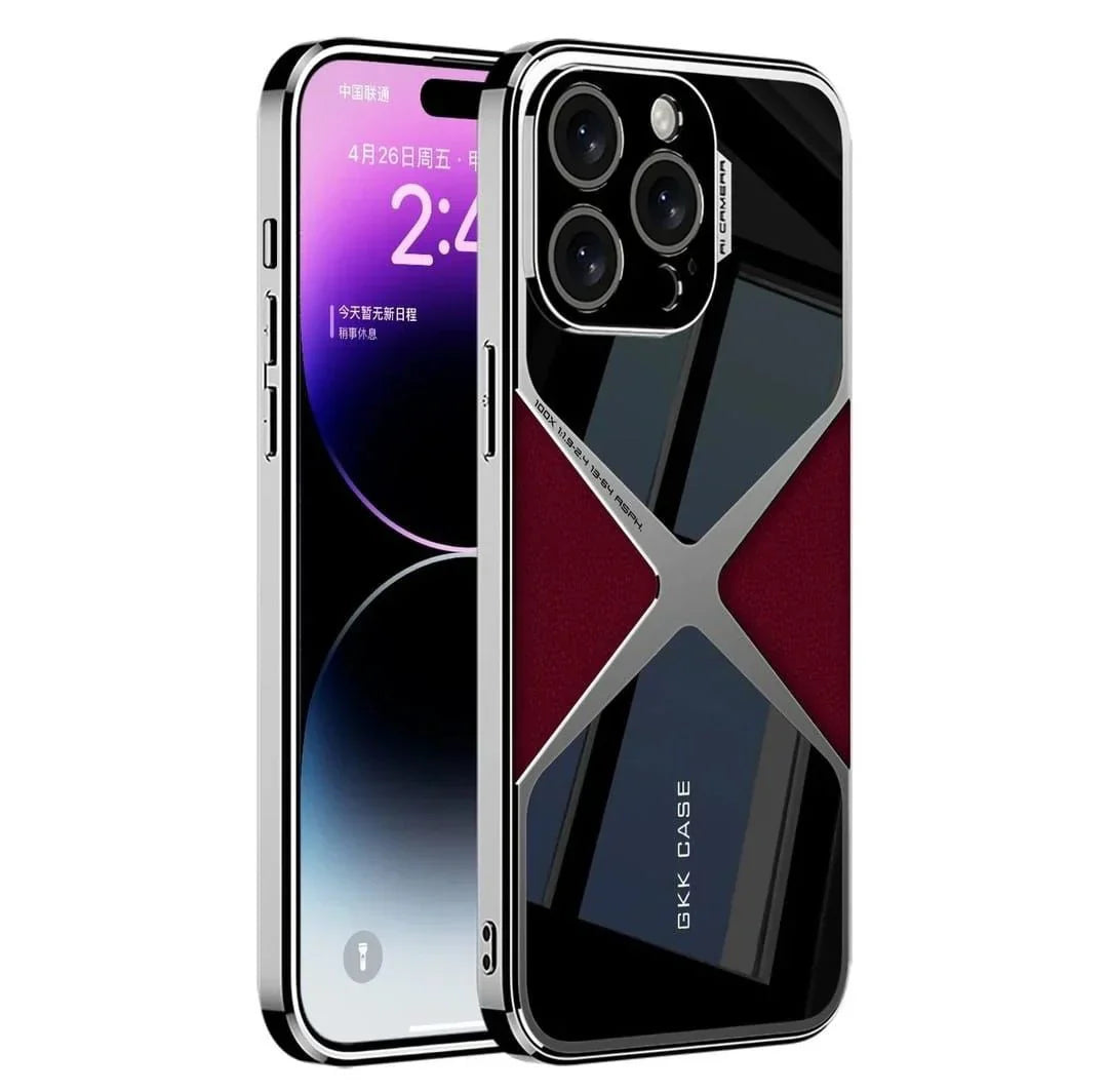 iPhone 15 Series Polished Guard Business Leather Case