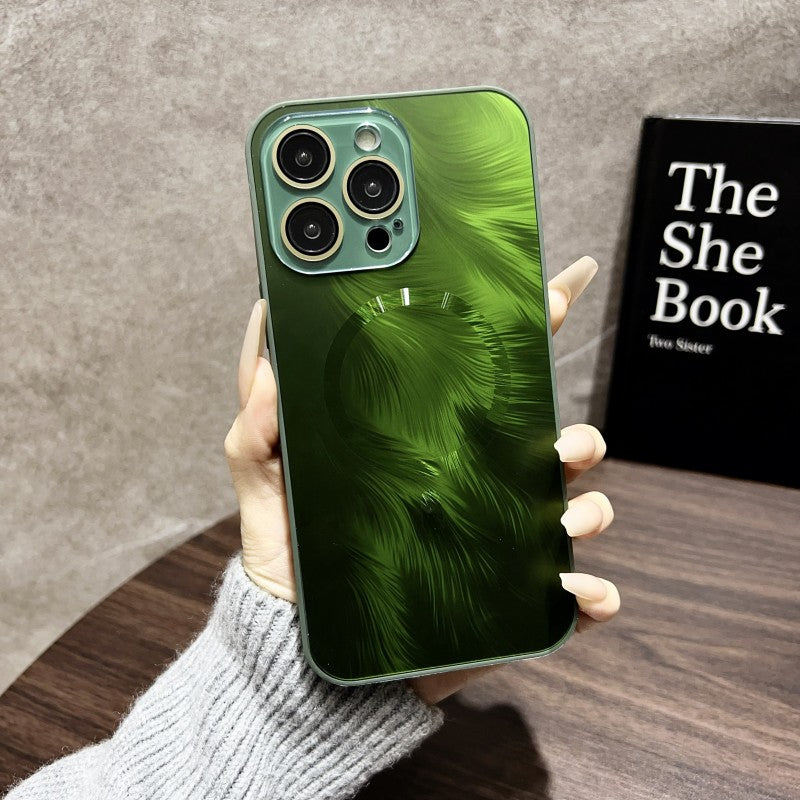 β¨ Case for Joy: Frosted Magnetic Feather for iPhone 15 Series Case β¨