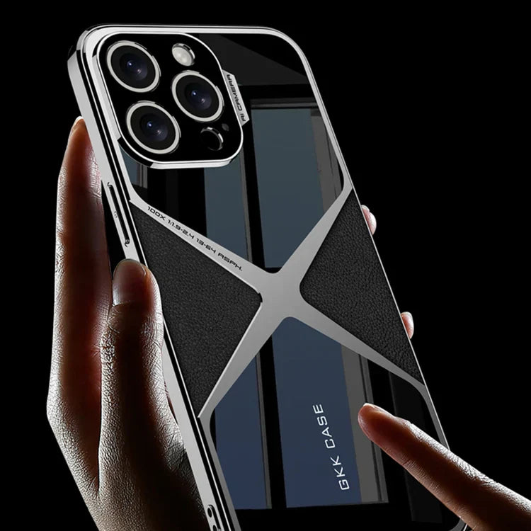 iPhone 15 Series Polished Guard Business Leather Case