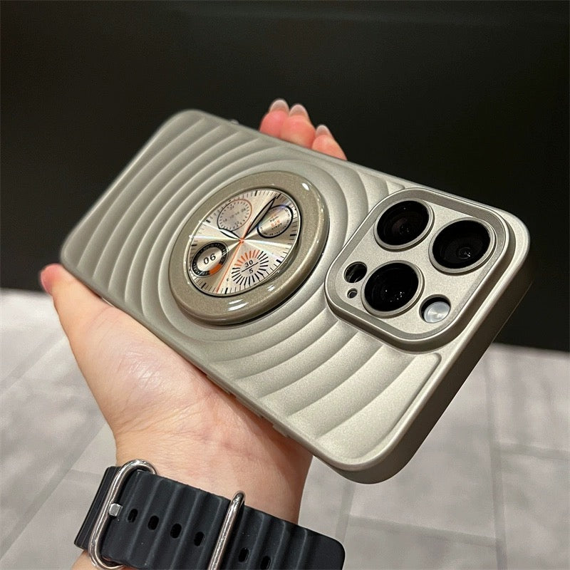 iPhone 15 Series 3D Frosted Built In Compass Case