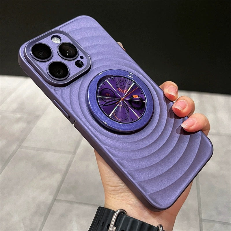 iPhone 15 Series 3D Frosted Built In Compass Case