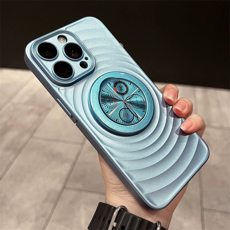 iPhone 15 Series 3D Frosted Built In Compass Case