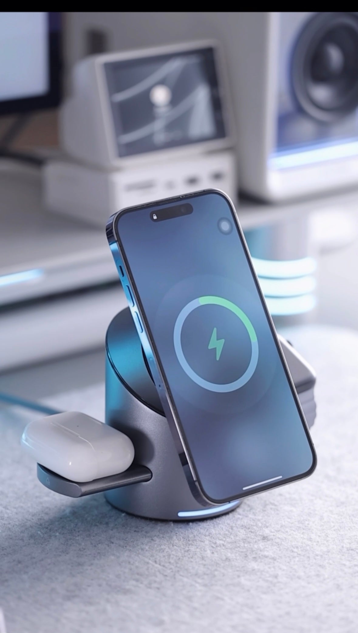 PowerNest 3-in-1 Magsafe Wireless Charger