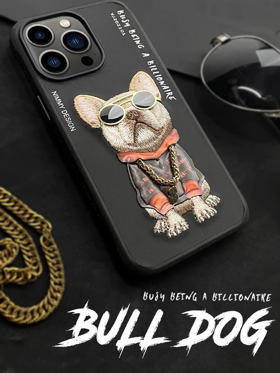 IPHONE 15 SERIES Premium Embroidery Animal Case