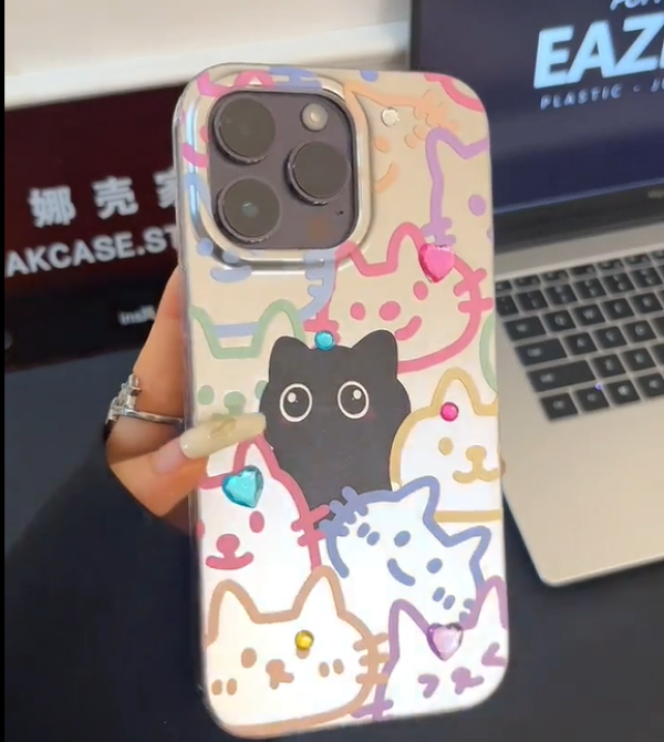 Cat-titude Graphic Design iPhone Cover