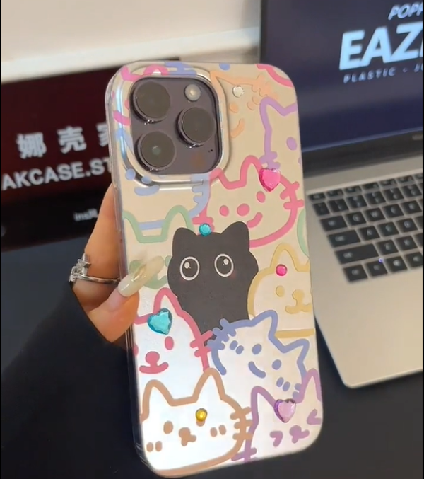 Cat-titude Graphic Design iPhone Cover