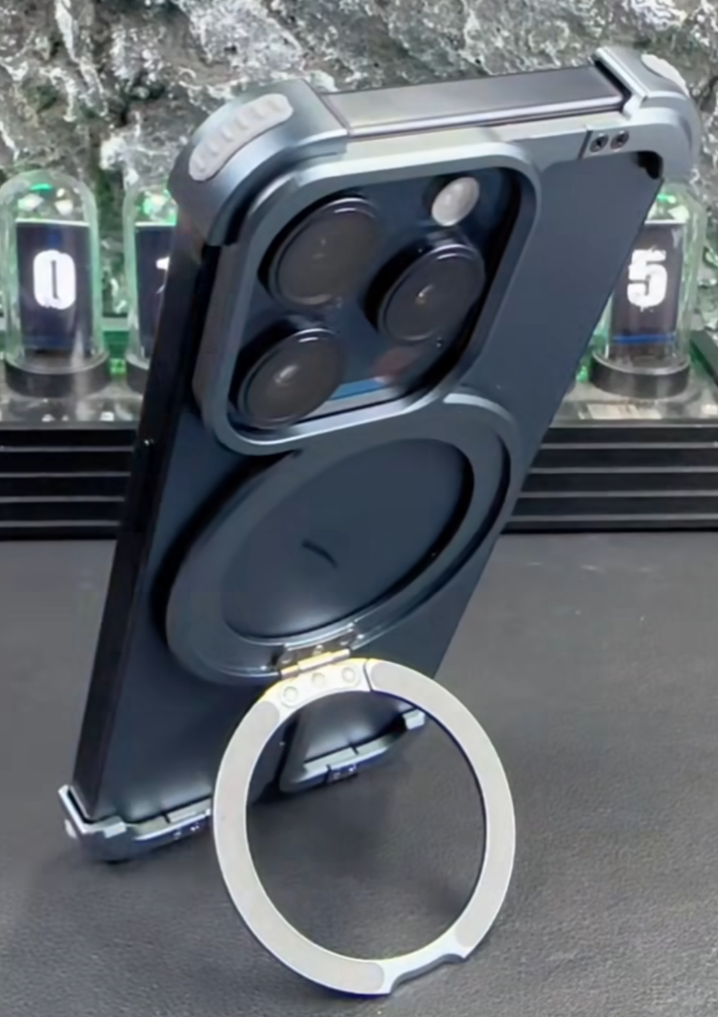 Matel Magsafe Ring Stand Case For iPhone