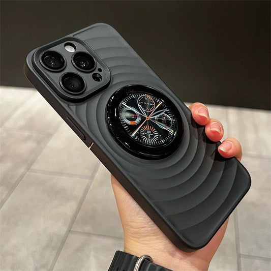 iPhone 15 Series 3D Frosted Built In Compass Case