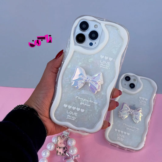Luxe Bow Charm Case For iPhone 16 Series